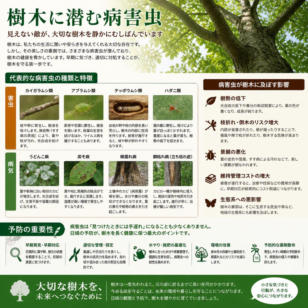 樹木消毒の必要性