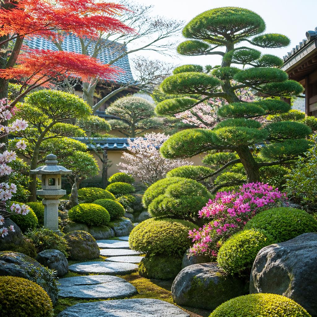 職人技を活かした花木剪定で美しい庭を実現