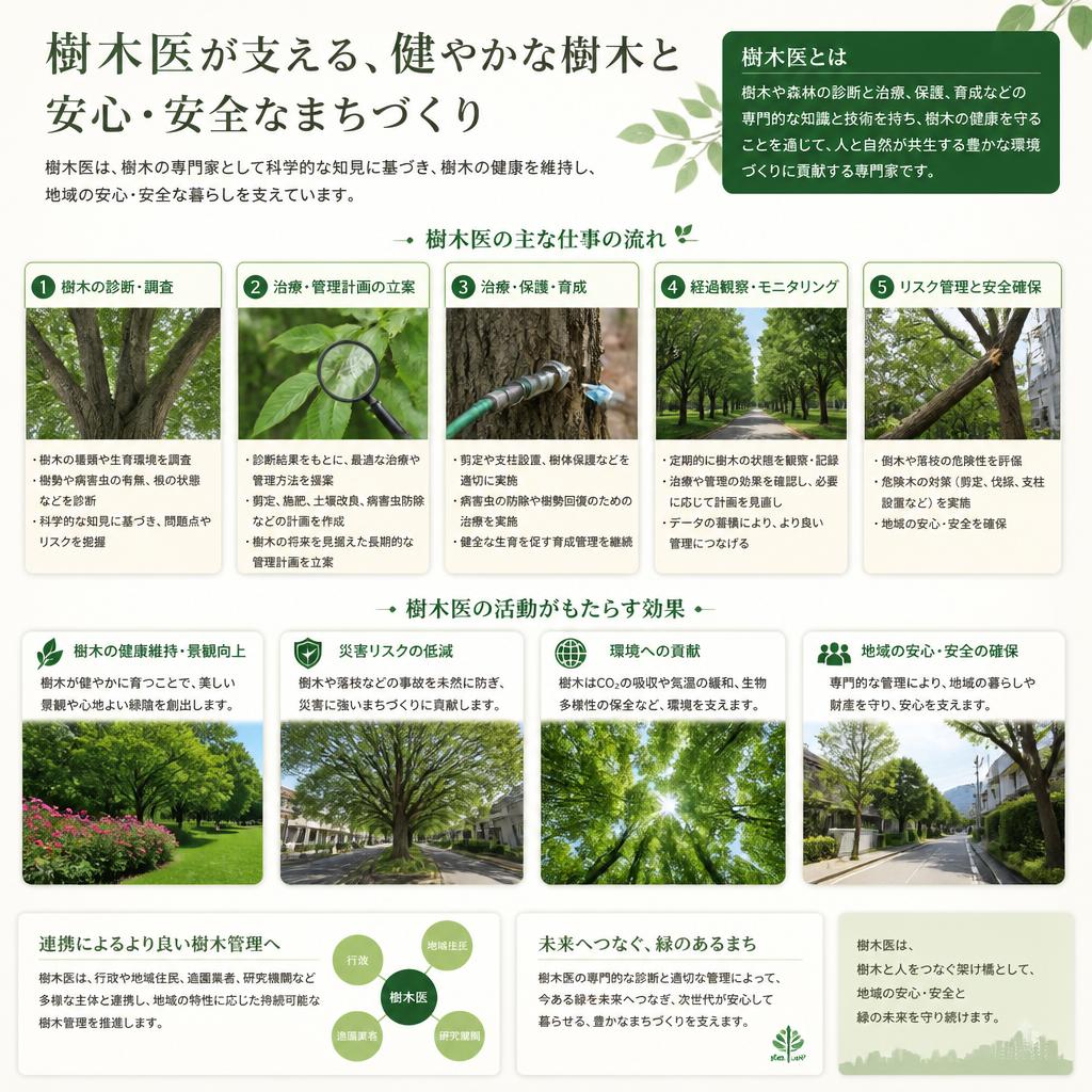 樹木医の専門技術で守る緑