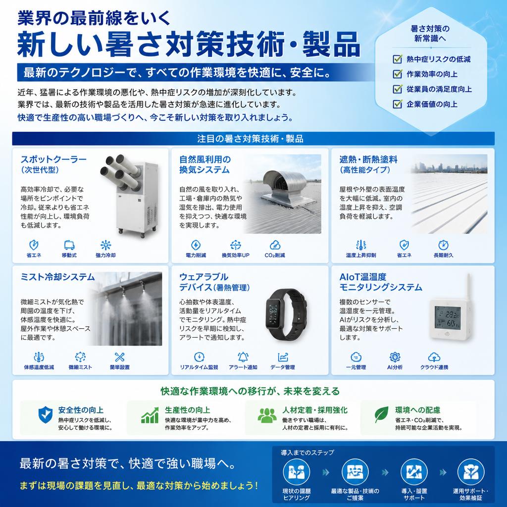 2. 最新の暑さ対策技術